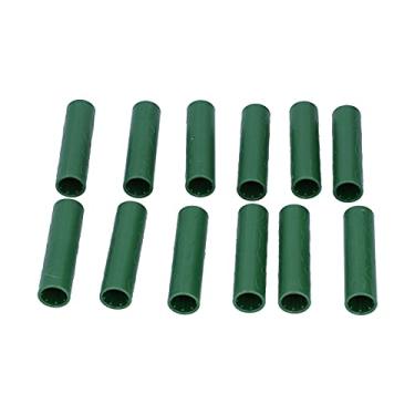 Imagem de Conector de estaca de planta, 12 peças, suporte de haste de jardim para estufa, com material PP para plantas trepadeiras, haste de guarda-sol, uso interno e externo (tubo de conexão de diâmetro