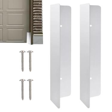 Imagem de Bloqueador de ratos para garagem – tampa de canto, barreira de ratos de porta de garagem | para moldura inferior à prova de cobra, furo frontal, piso externo