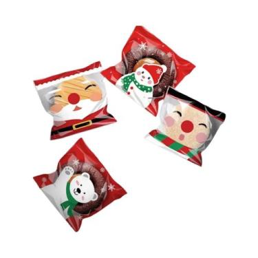 Imagem de Sacos De Celofane Transparentes Para Natal 100-300 Peças Autoadesivos 