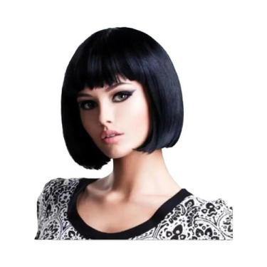 Imagem de Peruca Curta Rosa Pink De 10 Polegadas Unissex Para Fantasia De Cospla