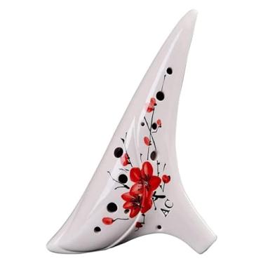Imagem de ocarina Ocarina Instrumento musical de tom médio de 12 furos Ac Ocarina adequado para crianças iniciantes e adultos praticarem tocando ocarina adultos crianças iniciantes