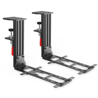 Imagem de MEZA-Conjunto de 2 suportes de mesa Hotas para Joystick compatível com Logitech G X52/X52 Pro/X56/X56 Rhino/Thrustmaster T.16000M FCS/TCA Officer Pack Airbus Hotas Mount