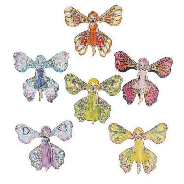 Imagem de Cartão de papel voador Toy Magic Butterfly 12,5 x 13,5 cm, 2 unidades 
