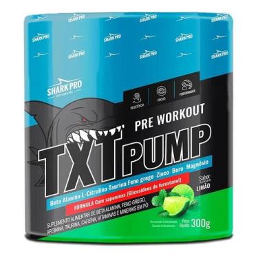 Imagem de Pré Treino TXT Pump 300g Shark Pro, Limão