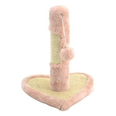 Imagem de MOAIYU Brinquedo para arranhar gato, corda de sisal, pós mordida, produto interativo para animais de estimação, arranhador, arranhador, brinquedo para animais de estimação