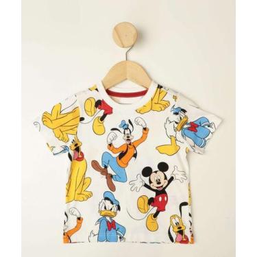 Imagem de Camiseta Infantil Estampa Turma do Mickey Disney Tam 1-08305, 3, Off w