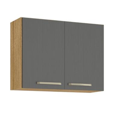 Imagem de Armário Suspenso Com 2 Portas Tucson Freijó Gris