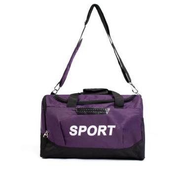Imagem de Bolsa Unissex RDN Travel Gym Bag Sport Compacta Roxo/Preto, Roxo, Únic