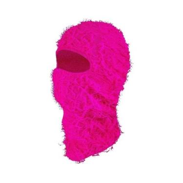 Imagem de Balaclava De Rosto Inteiro Felpuda, Gorro De Inverno Quente E À Prova 