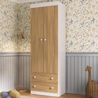 Imagem de Guarda-roupa Infantil 62cm 2 Portas e 2 Gavetas Encanto Multimóveis MP