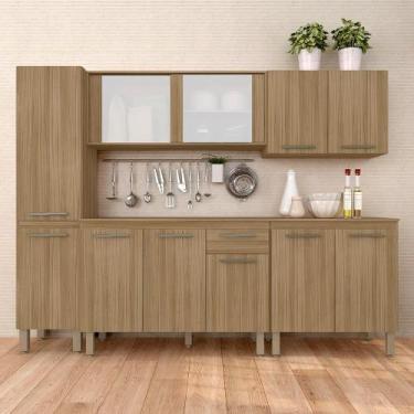 Imagem de Cozinha Modulada 11 Portas 5 Peças Tieli Boreal - Móveis Arapongas - A