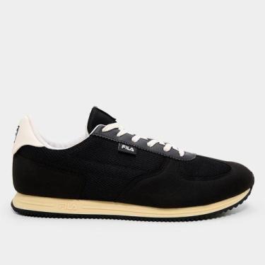 Imagem de Tênis Fila F-Retro 2 Masculino, Preto, Bege, 42