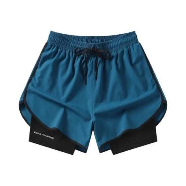 Imagem de Shorts De Treino Unissex De Secagem Rápida Para Corrida, Esportes De V