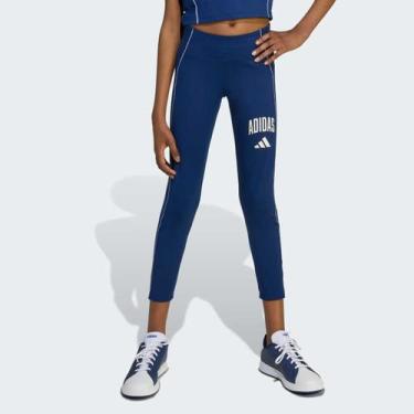 Imagem de Calça Adidas Optime Collegiate TR Essentials Juvenil Azul, 12 ANOS