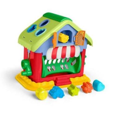 Imagem de Casinha Didática Mini House Colorido - Caixa - TaTeTi - Ta Te Ti