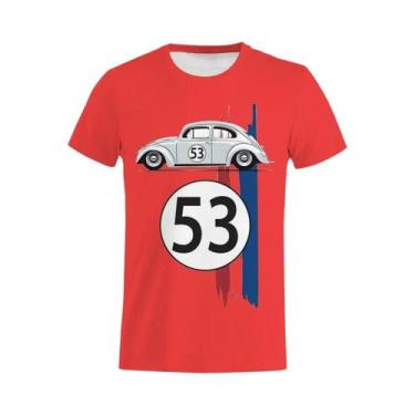 Imagem de Camiseta Masculina Preta De Manga Curta Com Estampa De Carro De Rally 