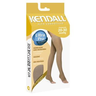 Imagem de Kit 3 Meia 7/8 de Alta Compressão Kendall Feminina 1713, G, Mel