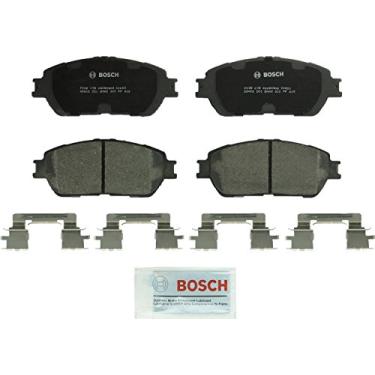 Imagem de BOSCH BC906 QuietCast Conjunto de pastilhas de freio a disco de cerâmica premium - Compatível com Lexus ES300, ES330; Toyota Avalon, Camry, Sienna, Solara, Tacoma; FRENTE