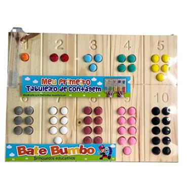 Imagem de Meu Primeiro Tabuleiro de Contagem Brinquedo Montessoriano - Bate Bumbo