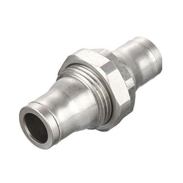 Imagem de Parker 62PLMBH-4M-pk10 Prestolok PLM Encaixe de metal de pressão para conexão, tubo a tubo, niquelado, anteparo de empurrar para ligar, 4 mm, latão, 4 mm (pacote com 10)