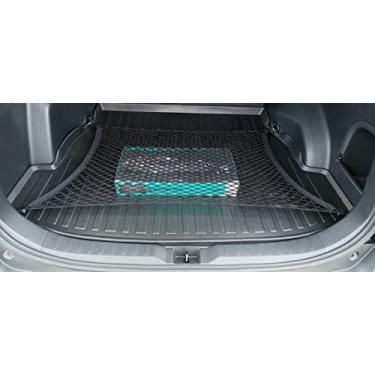 Imagem de Rede de carga de malha elástica automotiva estilo piso traseiro para Toyota RAV4 2019-2024 - Organizadores e armazenamento de porta-malas premium - Rede de bagagem para crossover - Melhor organizador