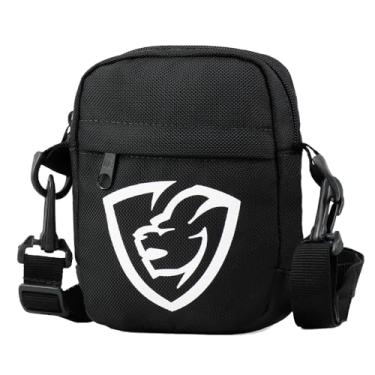 Imagem de Shoulder Bag Bolsa Lateral Tiracolo AntiFurto Esportiva Resistente Logo Emborrachado