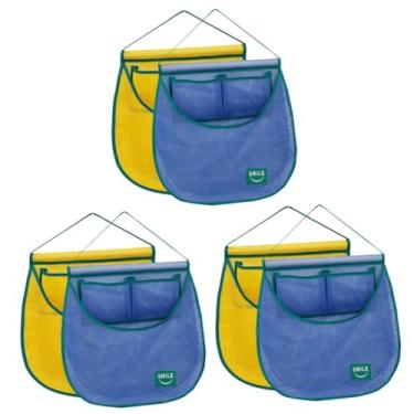 Imagem de MAGICLULU 6 Peças organizador de saco de supermercado de cozinha saco de malha de cebola utilidades para casa utilidades domesticas casa saco de malha de armazenamento bolsa multifuncional