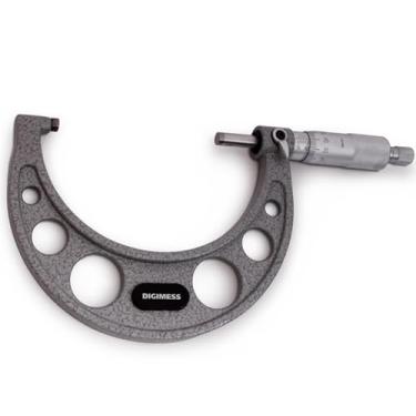 Imagem de Micrômetro Externo com Arco em Ferro Fundido Capacidade 100-125mm Digimess 110.104