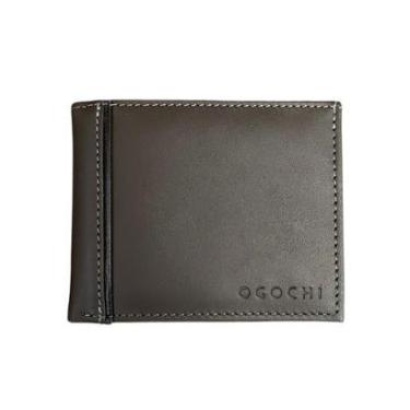 Imagem de Carteira Ogochi Pequena Sintética Café-Masculino