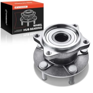 Imagem de A-Premium Rolamentos de roda traseira e conjunto de cubo compatível com Mitsubishi Endeavor 2004-2011 AWD, com 5 parafusos, substituição # 512291