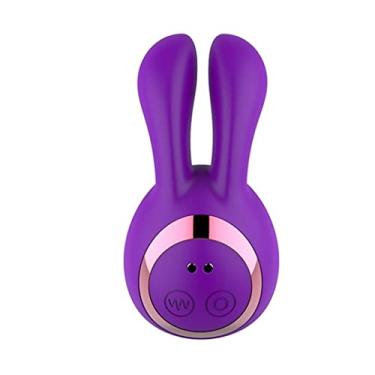 Imagem de Vibradores Coelho Para clitóris Brinquedos Mamilos Massageador Mama Vibradores Para Mulheres 10 Frequência (Roxo)