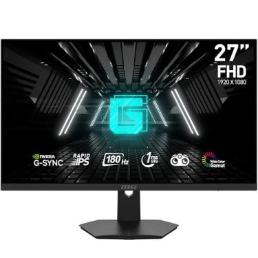 Imagem de MSI Monitor de jogos FHD G274F de 27 polegadas - painel IPS rápido 1920 x 1080, 180 Hz/1ms, 134% gama de cores sRGB/compatível com G-SYNC - DP 1.2a, HDMI2.0 CEC