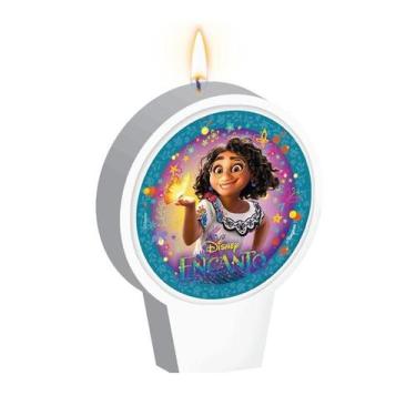 Imagem de Festa Encanto Vela Aniversário Disney Pavio Mágico - Global Fantasias