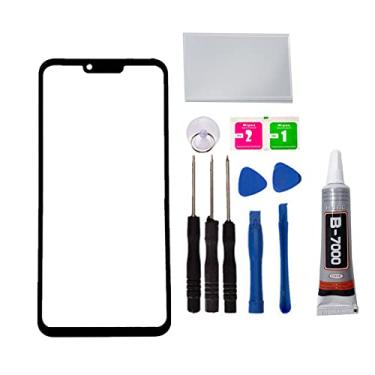 Imagem de Tela de reposição para reparo de lente de vidro frontal externa para LG G8 ThinQ LM-G820 com ferramenta de fita OCA (sem toque LCD e digitalizador)