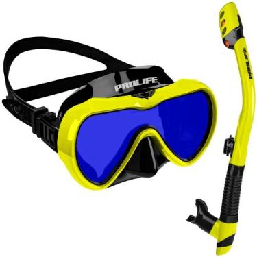 Imagem de Máscara de Mergulho Antiembaçamento com Snorkel Atlantic - Prolife, Am
