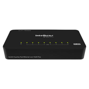 Imagem de Switch 8 Portas Intelbras SF 800 VLAN Poe