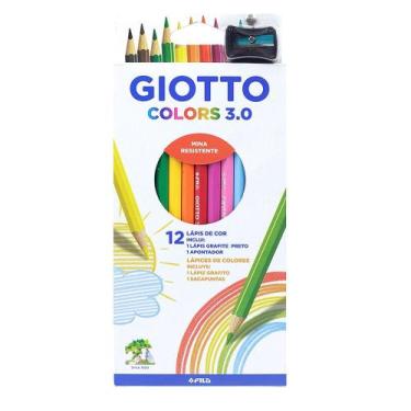 Imagem de Lápis de Cor Giotto Colors 3.0 Hexagonal 12 Cores F278100SA