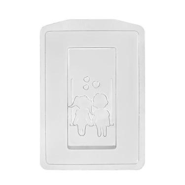Imagem de Forma de Acetato - Casal Love - Ref. FP234 - 1 unidade - Crystal - Riz
