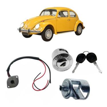 Imagem de Kit Cilindro Ignição Chave Comutador Excêntrico Fusca 77/ 96 - Superce