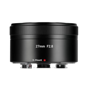 Imagem de 7artisans Lente com armação AutoFocus 27 mm F2.8 APS-C, grande abertura F2.8, suporta reconhecimento automático/manual de rosto/olho, compatível com câmera Fujifilm FX Fuji X-H/T/T30/S/E/A Series