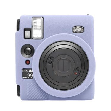 Imagem de Easy Hood Capa para câmera instantânea Fujifilm Instax Mini 99, capa protetora de borracha macia Mini 99, leve, à prova de choque, roxa