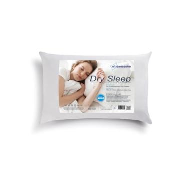 Imagem de Travesseiro Infantil Dry Sleep 30x45cm, Antiácaro, Anti Transpirante, Antialérgico, Lavável em Maquina, Branco