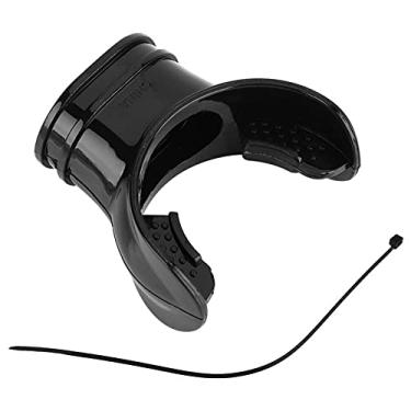 Imagem de Bocal de Mergulho Descartável, Bocal de Snorkel de Silicone Confortável Profissional Confortável (Preto)