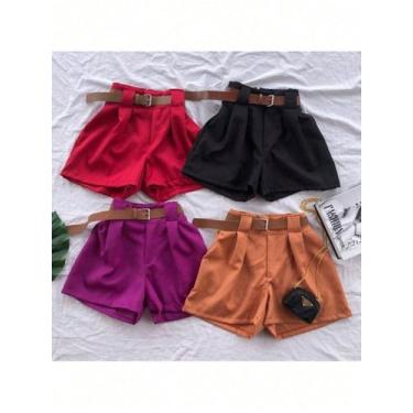 Imagem de KITS Short saia Alfaiataria Com Anel Lançamento ( Sem Cinto ) - NoBran