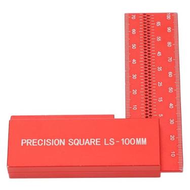 Imagem de Ferramenta de Régua de ângulo Reto Em Forma de L de Liga de Alumínio Quadrada de Engenheiro de 100 Mm, Multifuncional Com Alta Precisão para Marcenaria, Construção