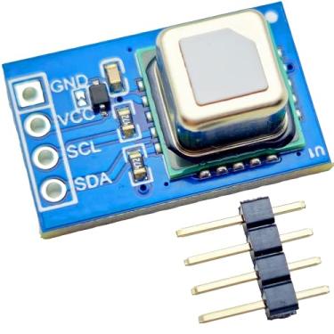 Imagem de Módulo sensor de CO2 SCD41, sensor de umidade e temperatura de dióxido de carbono com I2C, placa de breakout, 400-5000PPM