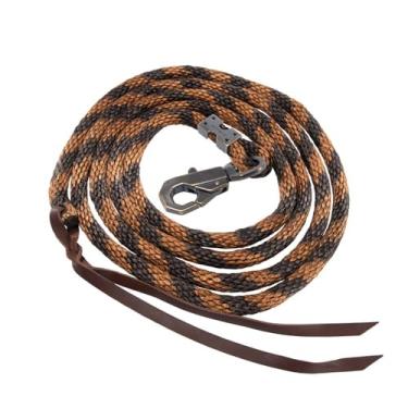 Imagem de Carhartt Cabo de corda de 3 m, polipropileno trançado durável, não descasca, à prova de podridão e corrente de corda flutuável, marrom Carhartt