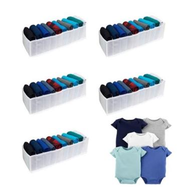 Imagem de Organizadores Para Roupas Intimas E Body De Bebê em TNT (5 peças) - Ci