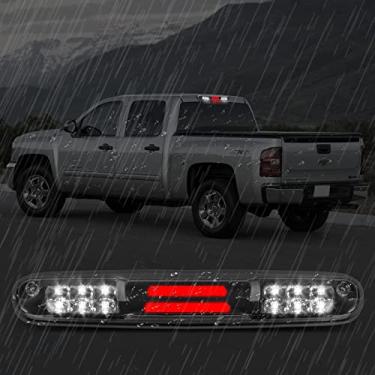 Imagem de Conjunto de 3 luzes de alta montagem, para Ford 2007 – 2013 Chevy Silverado/GMC Sierra 1500 2500HD 3500HD 3ª carga central luz traseira de freio de LED (cromado)