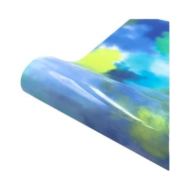 Imagem de Vinil Termocolante HTV Com Estampa De Nuvens Tie-dye Aquarela Para Cam